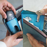 スマートキーが入る!小さい長財布『理 kotowari® Lジップ』(全7色)