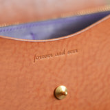 【差し色・糸色が選べる!】たっぷり入る!ロングウォレットtype201(キャメル)