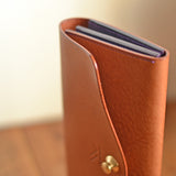 【差し色・糸色が選べる!】たっぷり入る!ロングウォレットtype201(キャメル)