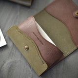 スモーキーカラーの名刺入れ|燻 kuyuri