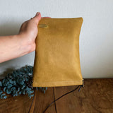 『開け閉めらくらく♪』バネ口金のスマホポシェット(姫路シュリンク・サーモンレッド)