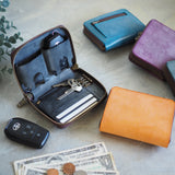 Wスマートキーケース＆ミニ財布『理 kotowari R-zip mini』（全８色）