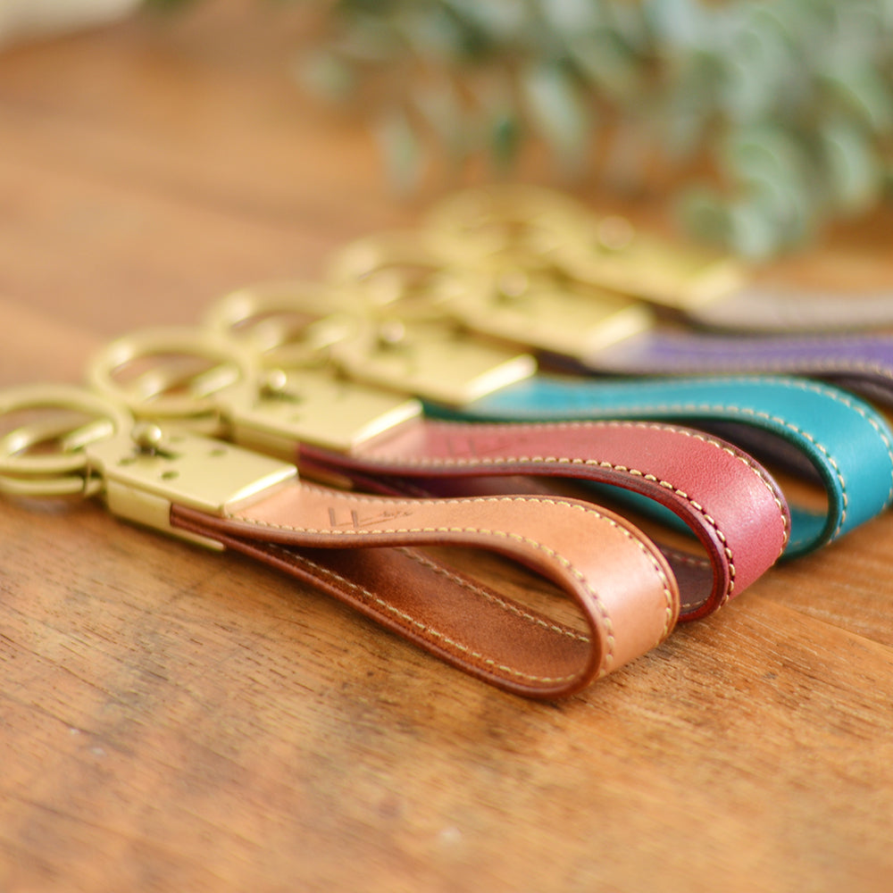 2つで1つのキーホルダー kh301｜たつのレザーver. – 革のある暮らし®